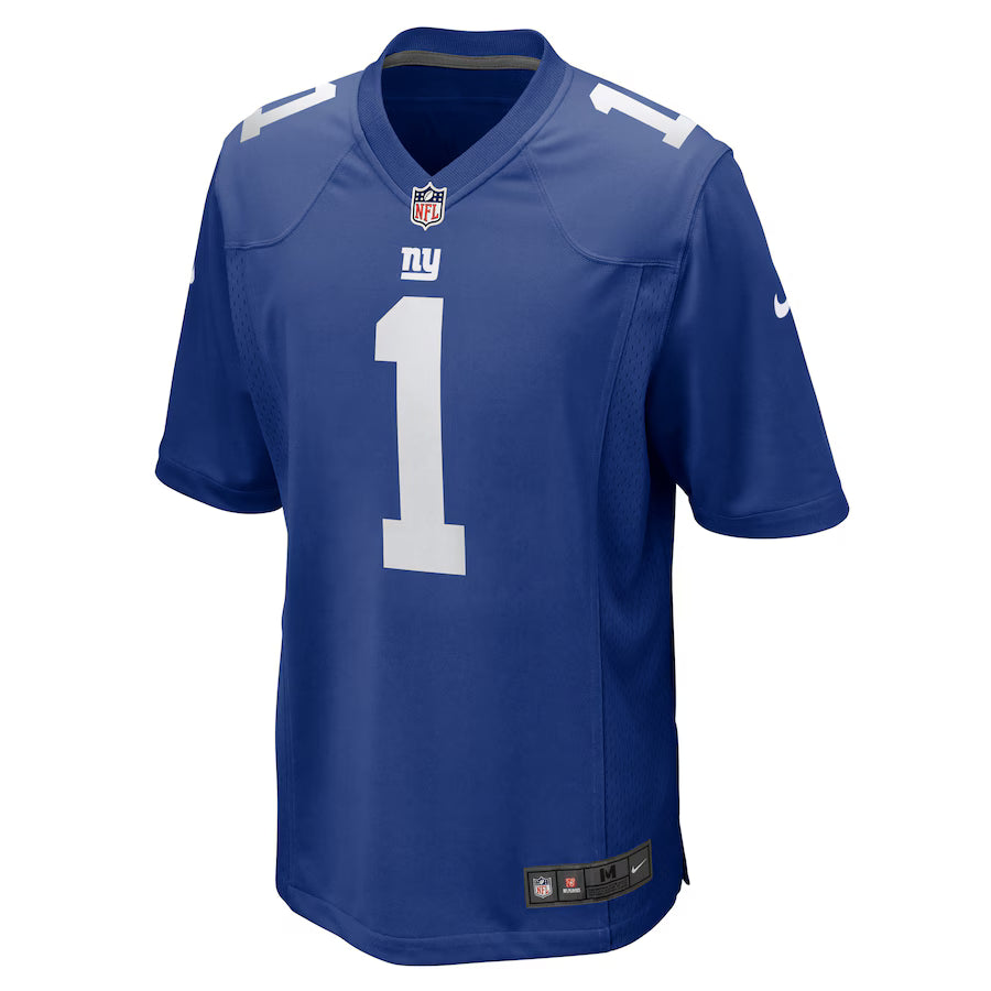 New York Giants Malik Nabers - NFL Game Jersey - Azul