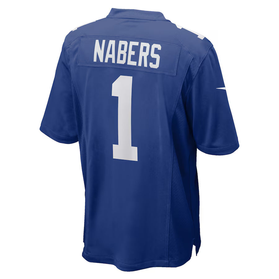 New York Giants Malik Nabers - NFL Game Jersey - Azul