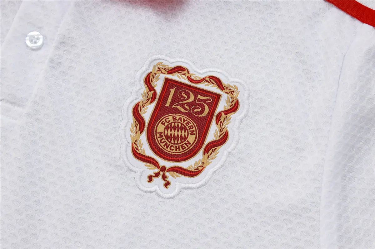 Camisa Bayern de Munique 2025/26 Edição Polo 125 Anos Branco