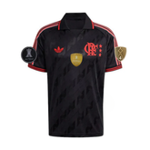 Camisa Flamengo Black 2025 Men - 3 Patch Libertadores