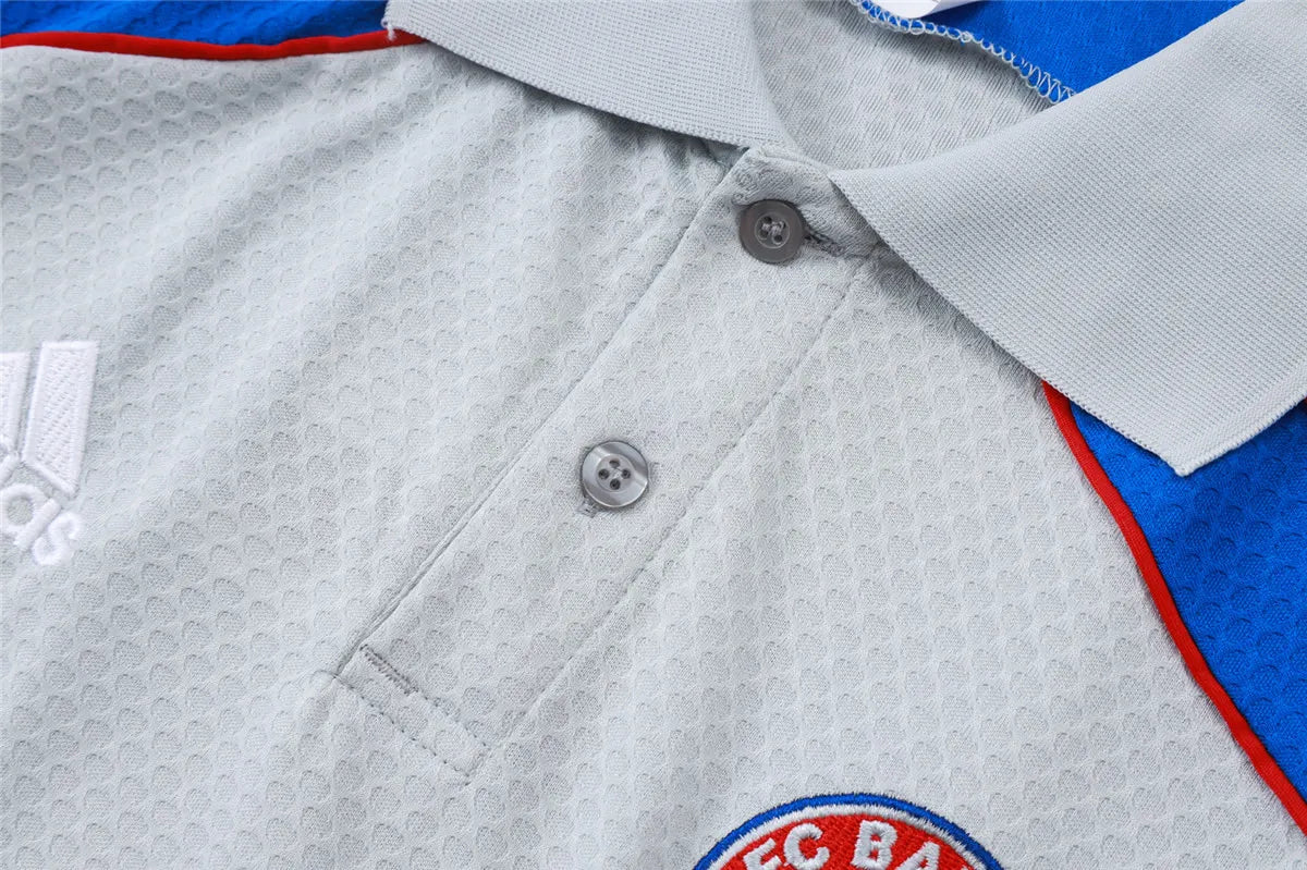 Camisa Bayern de Munique 2025/26 Edição Polo Cinza Claro