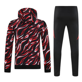 Agasalho Manchester United 2025/26 Vermelho Fogo - Moletom Com Capuz