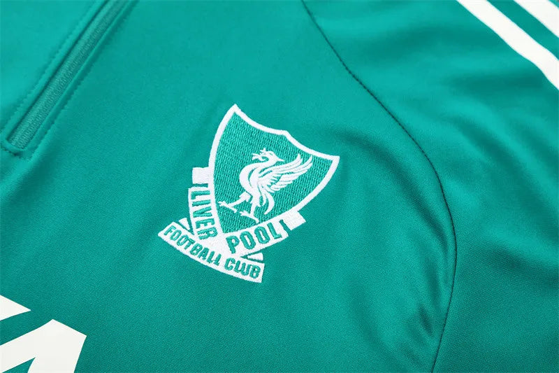 Agasalho Liverpool 2025/26 Verde - Com Fecho