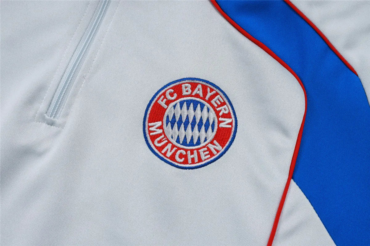 Agasalho Bayern de Munique 2024/25 Cinza Claro