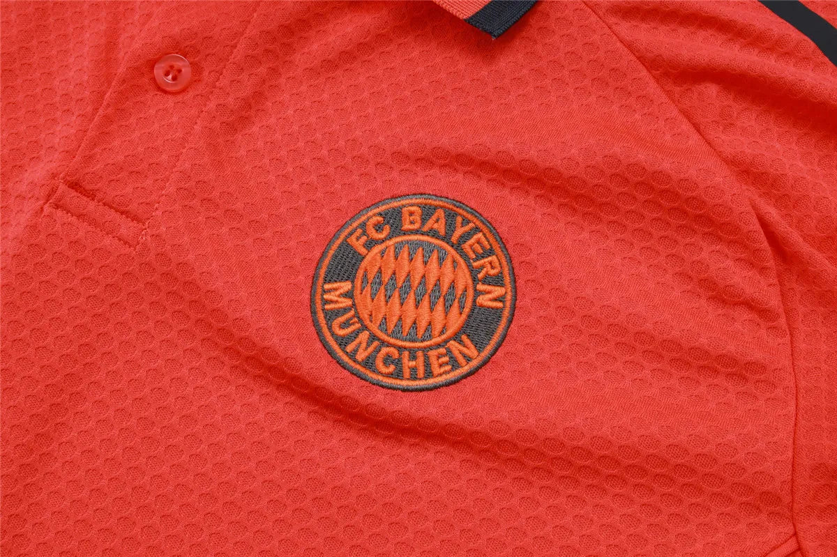 Camisa Bayern de Munique 2025/26 Edição Polo Laranja