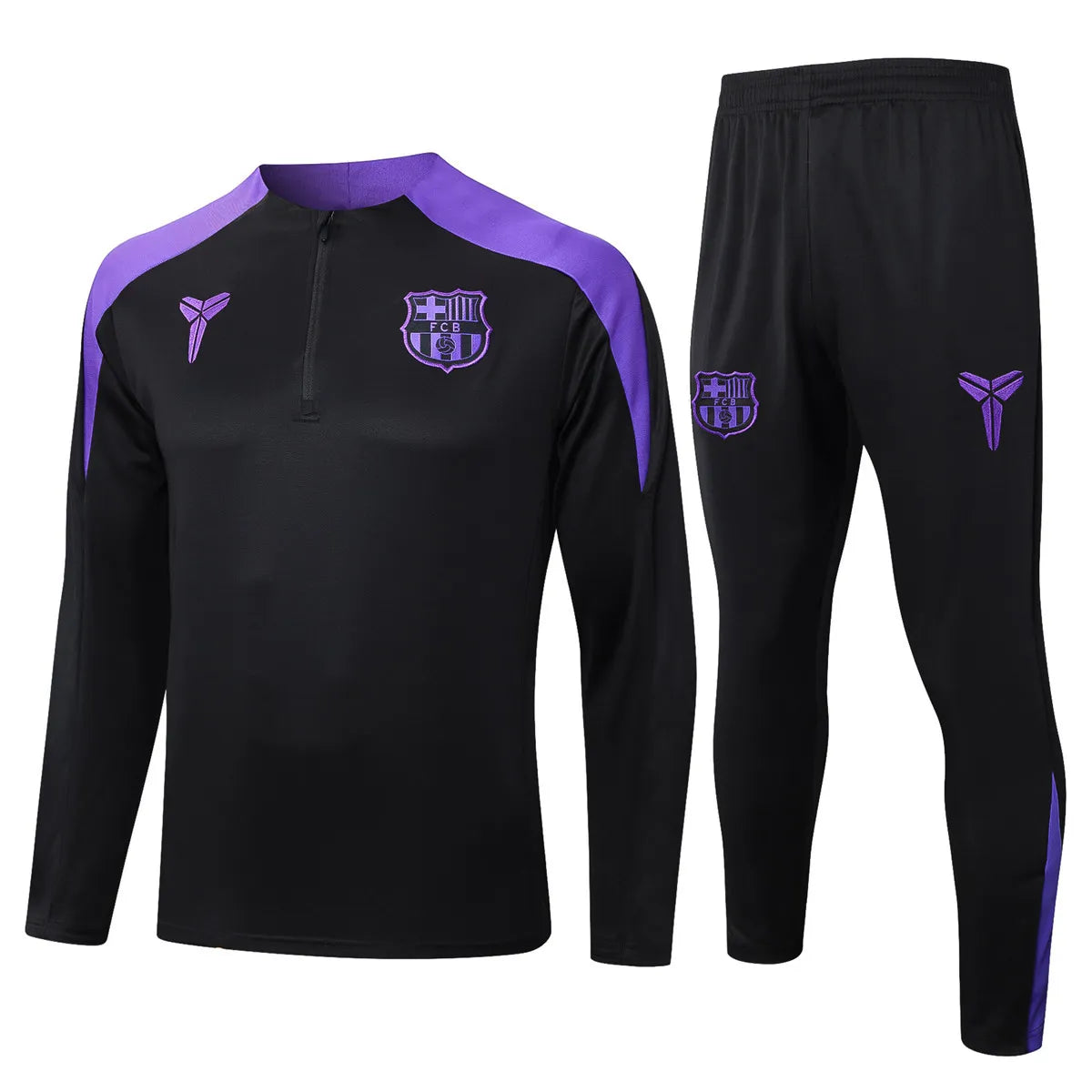 Agasalho Barcelona 2025/26 Preto - Com Fecho