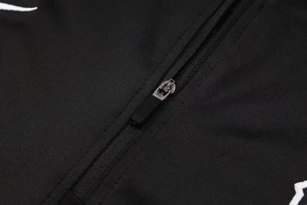Agasalho Barcelona 2024/25 Preto  - Com Fecho