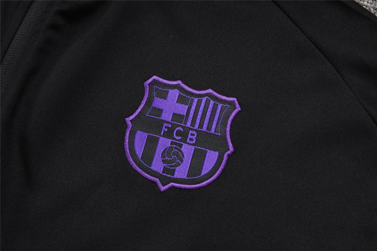 Agasalho Barcelona 2025/26 Preto - Com Ziper