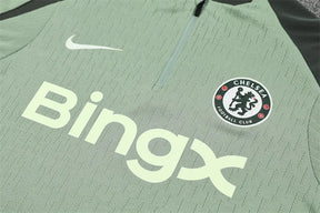 Agasalho Chelsea 2025/26 Verde Claro - Com Fecho