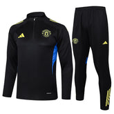 Agasalho Manchester United 2025/26 Preto - Com Fecho