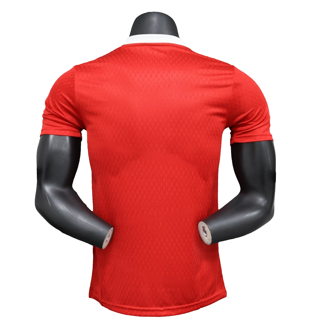 Camisa Arsenal 25/26 Pré-Jogo - Vermelho - Versão Jogador
