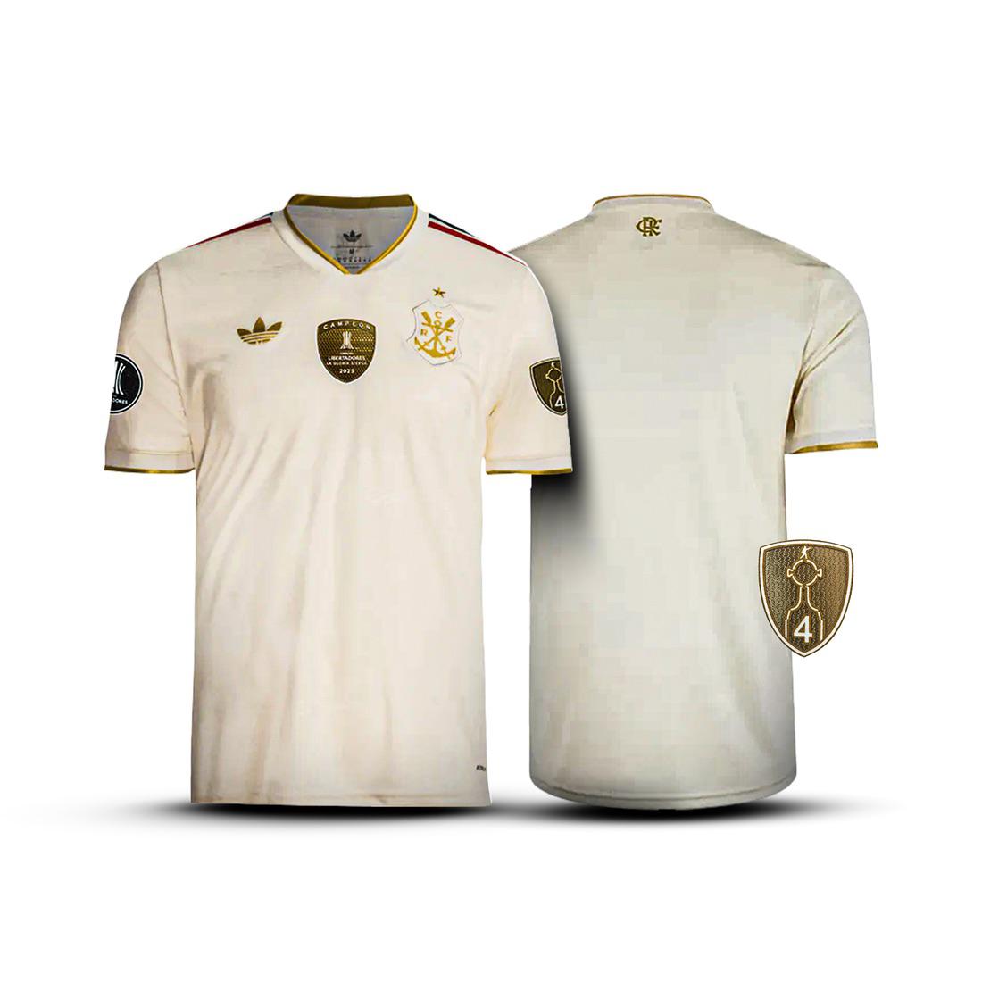 Camisa Flamengo Third 2025 Men - 3 Patch Libertadores