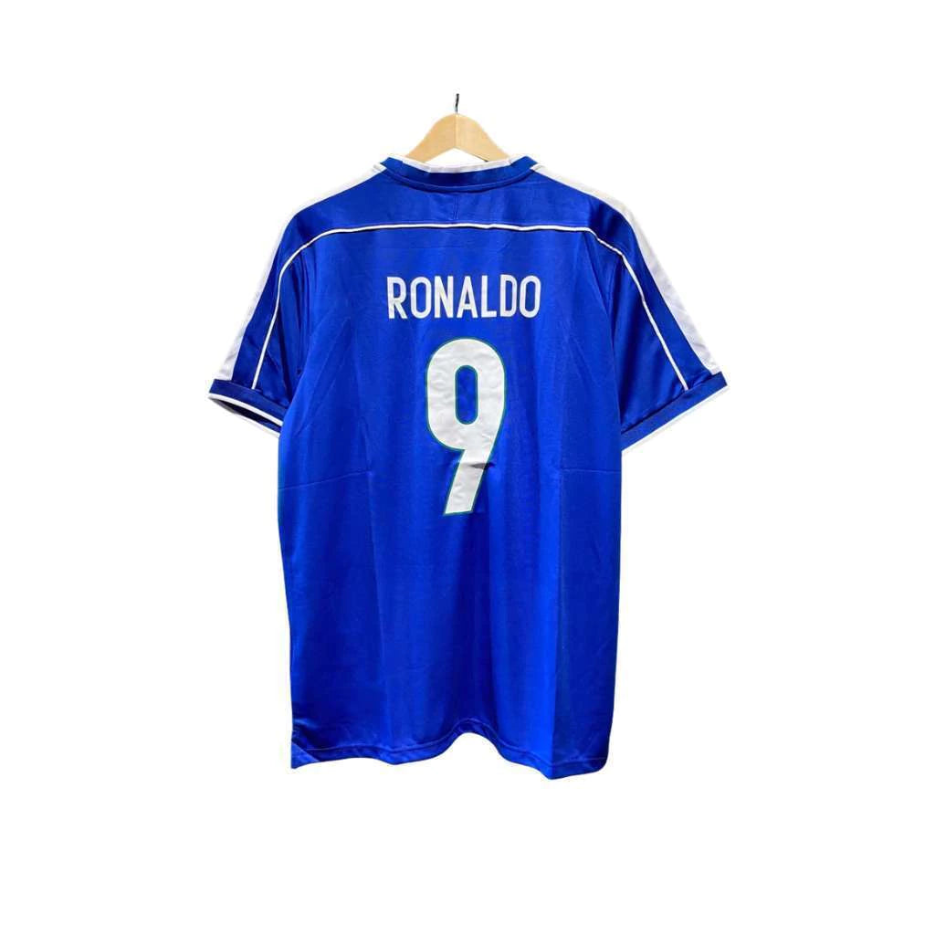 Camisa Brazil Away 1998 RONALDO #9 Women - Retro Version