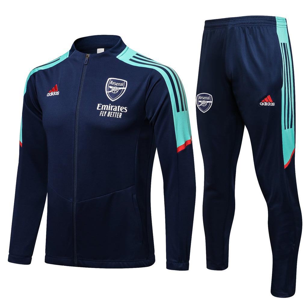 Agasalho Arsenal 21/22 Azul Escuro - Com Ziper