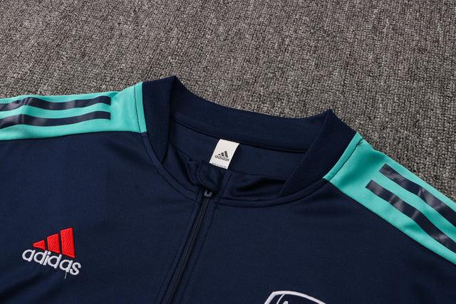 Agasalho Arsenal 21/22 Azul Escuro - Com Fecho