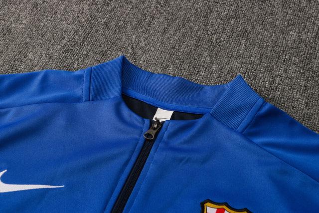 Agasalho Barcelona 21/22 Azul - Com Ziper
