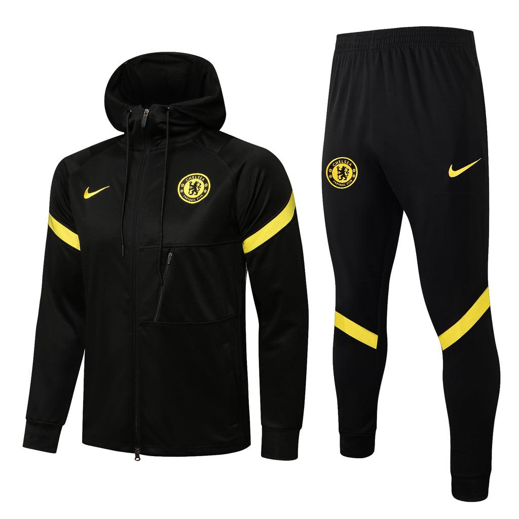 Agasalho Chelsea 21/22 Preta - Com Capuz