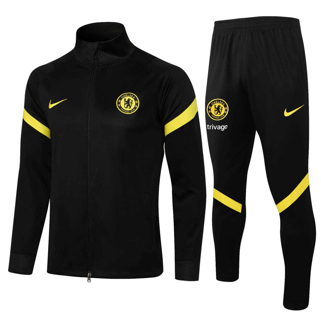 Agasalho Chelsea 21/22 Preto - Com Ziper