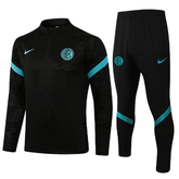 Agasalho Inter de Milão 21/22 Preto - Com Fecho