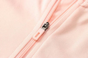 Agasalho Juventus 21/22 Rosa e Preto - Com Fecho