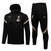 Agasalho Liverpool 21/22 Preta - Com Capuz
