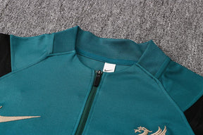 Agasalho Liverpool 21/22 Verde - Com Fecho