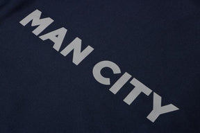 Agasalho Manchester City 21/22 Azul Esuro - Com Capuz