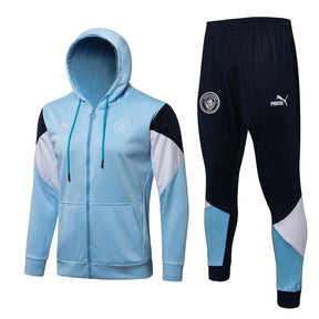 Agasalho Manchester City 21/22 Azul - Com Capuz