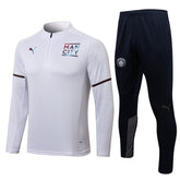 Agasalho Manchester City 21/22 Branca - Com Fecho
