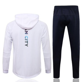 Agasalho Manchester City 21/22 Branco - Com Capuz