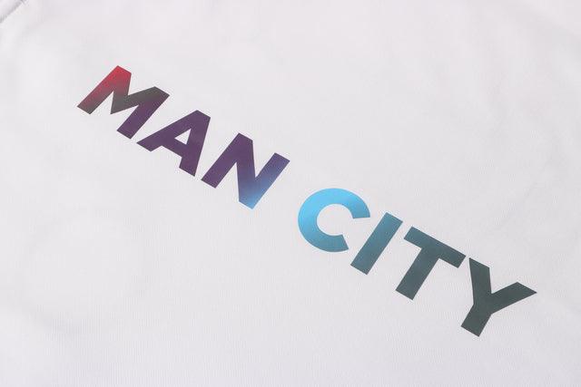 Agasalho Manchester City 21/22 Branco - Com Capuz
