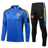 Agasalho Manchester United 21/22 Azul - Com Fecho