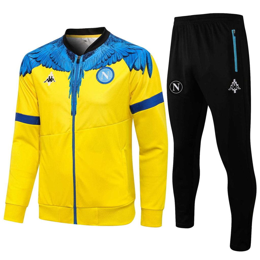 Agasalho Napoli 21/22 Amarelo e Preto - Com Ziper