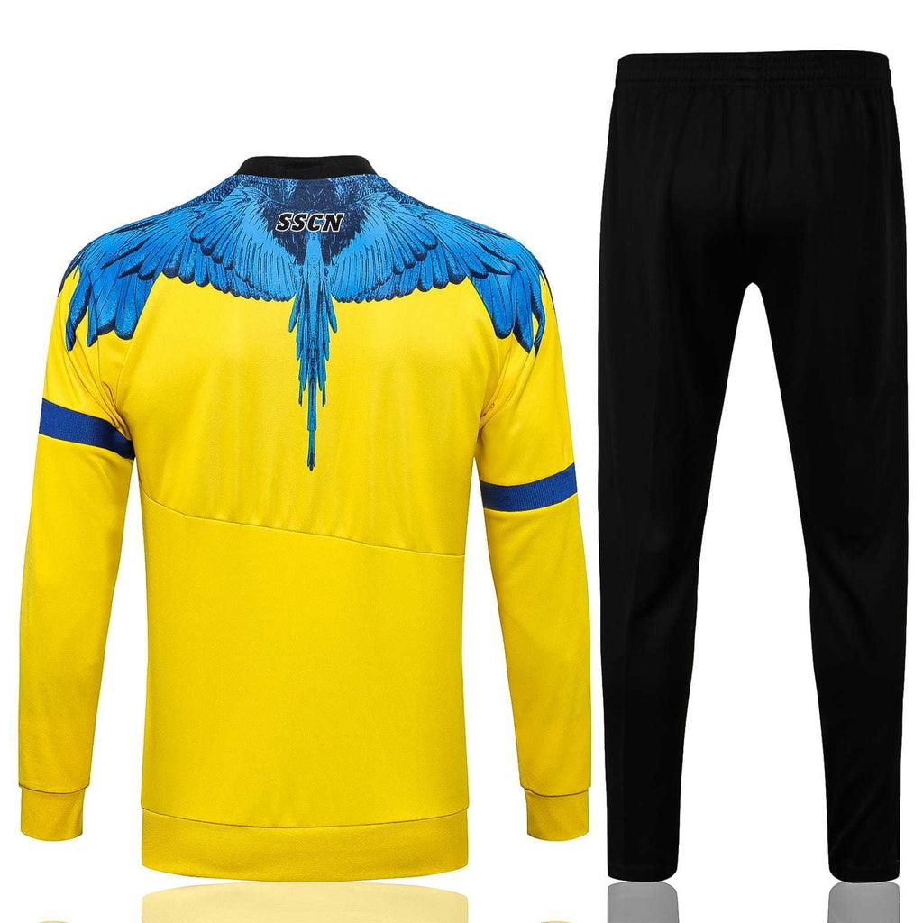 Agasalho Napoli 21/22 Amarelo e Preto - Com Ziper
