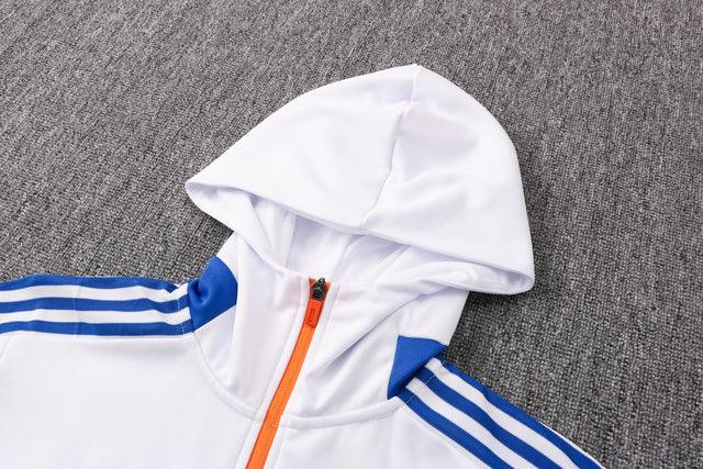 Agasalho Real Madrid 21/22 Branca - Com Capuz