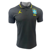 Mens Brazil Polo Shirt Black FIFA World Cup 2026