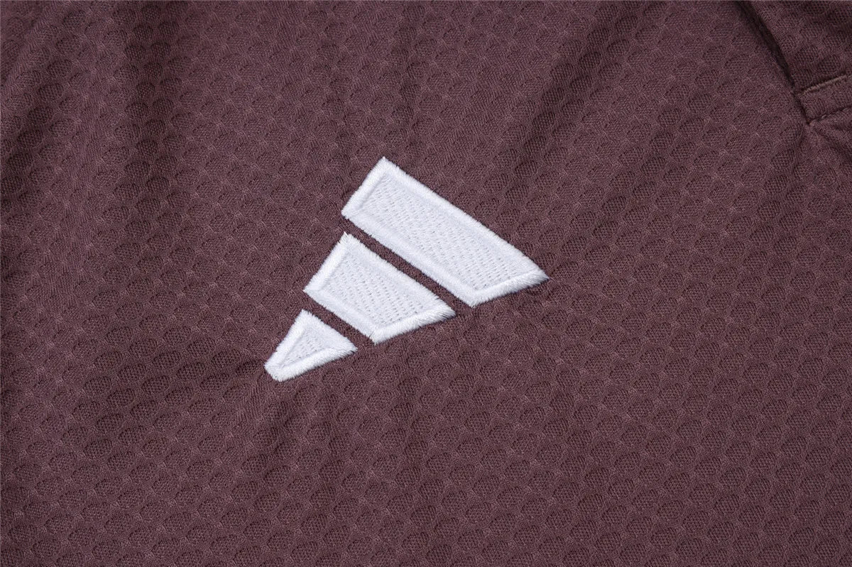 Camisa Manchester United 2025/26  Cinza Arroxeado - Edição Polo
