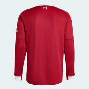 Camisa Liverpool 2025/26 I Home Manga Longa - Versão Torcedor