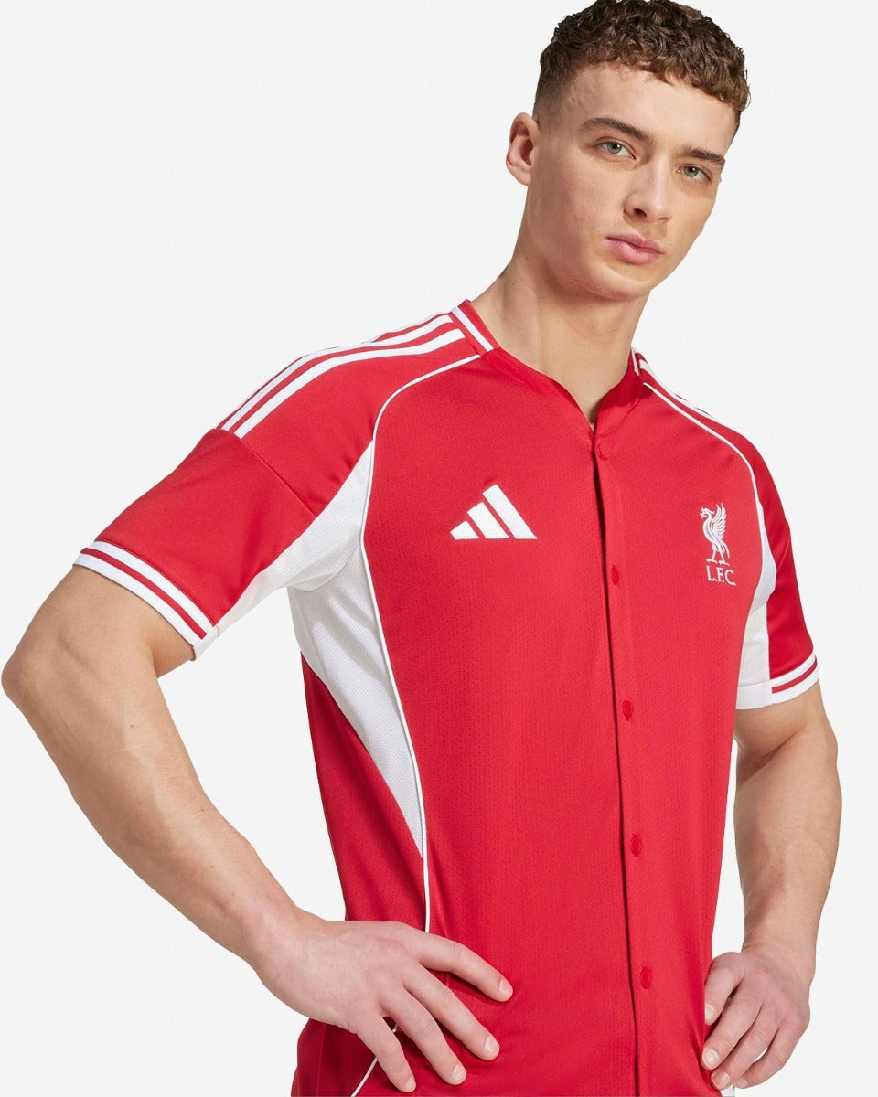 Camisa Liverpool 2025/26  Vermelo - Edição US Pack