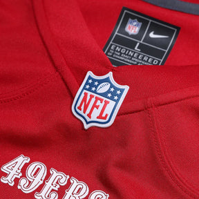 San Francisco 49ers Christian McCaffrey #23 NFL Game Jersey - Vermelho
