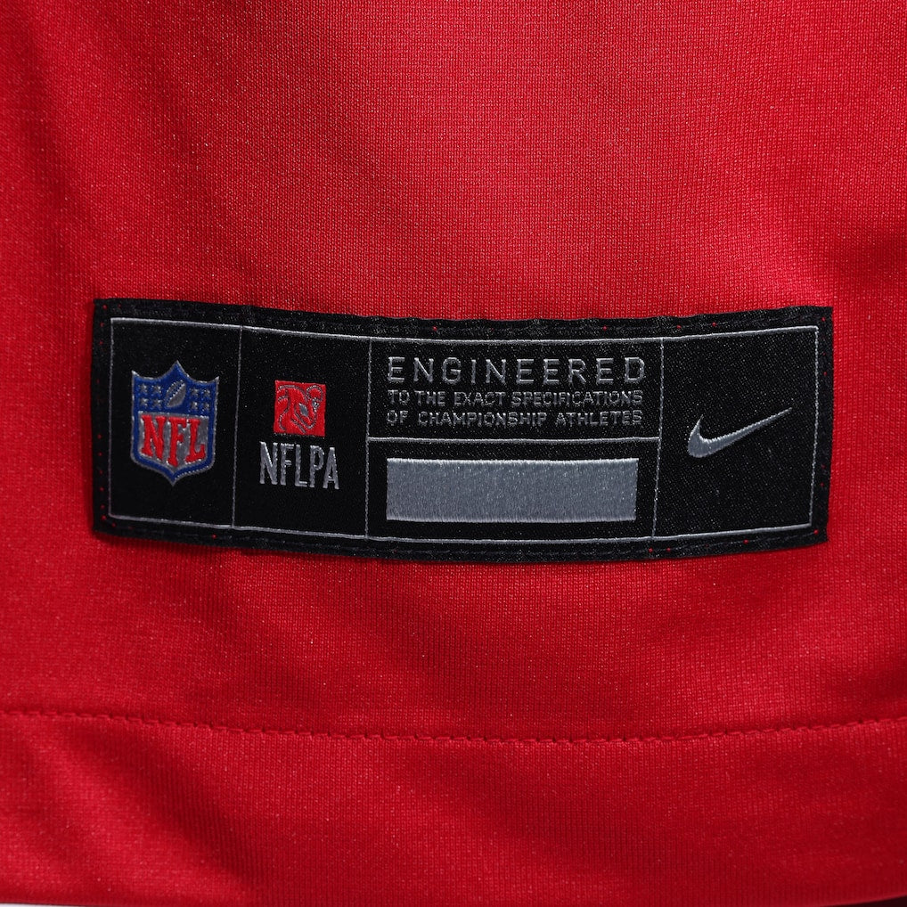 San Francisco 49ers Christian McCaffrey #23 NFL Game Jersey - Vermelho