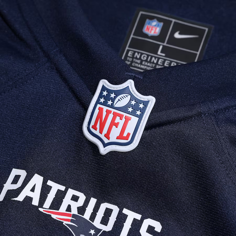 Christian Gonzalez #0 New England Patriots NFL Game Jersey - Azul