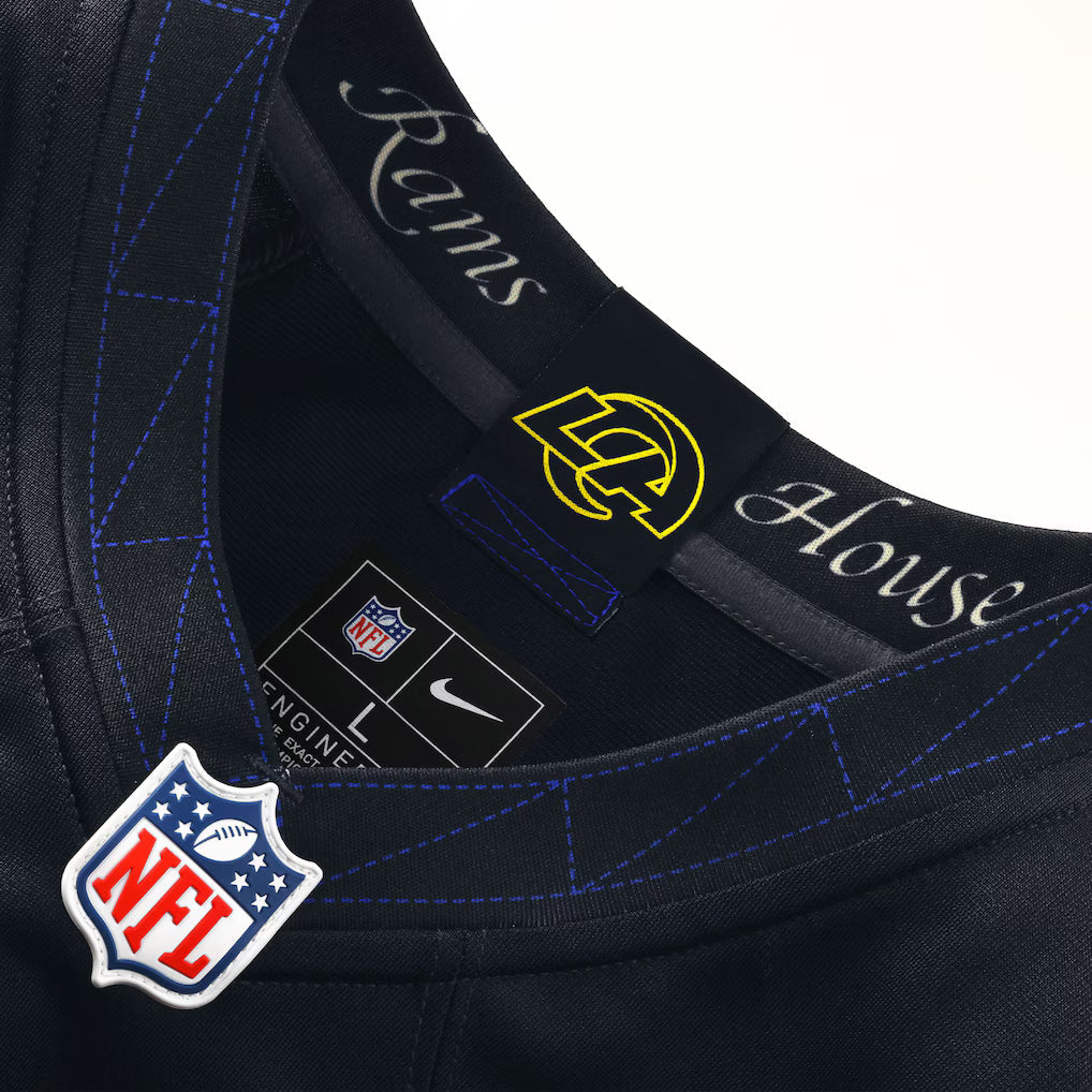 Los Angeles Rams Puka Nacua #12 NFL Game Jersey - Preta