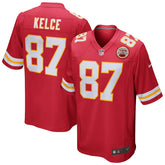 Kansas City Chiefs Travis Kelce NFL Game Jersey - Vermelho