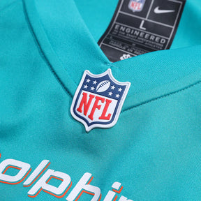 Jaylen Waddle #17 Miami Dolphins - Game Jersey - Aqua