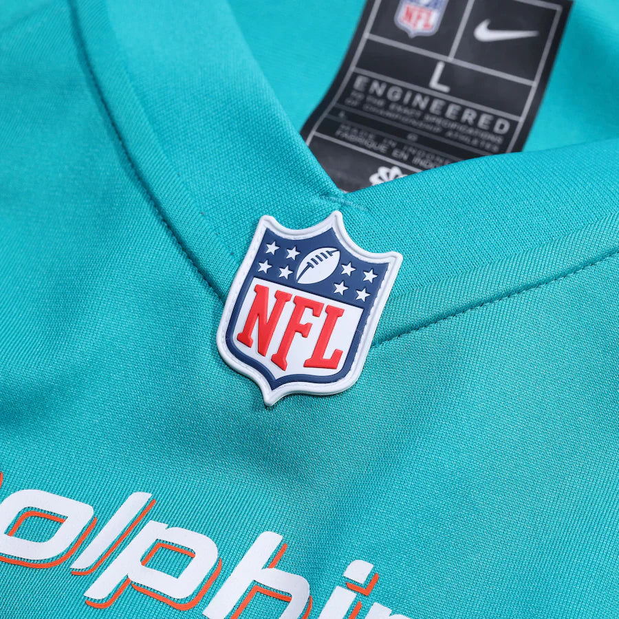 Tyreek Hill #10 Miami Dolphins - Game Jersey - Aqua