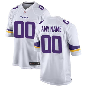 Minnesota Vikings - Custom NFL Game Jersey - Branco