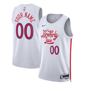 Philadelphia 76ers Unisex 2023 NBA Jersey - City Edition - Branco